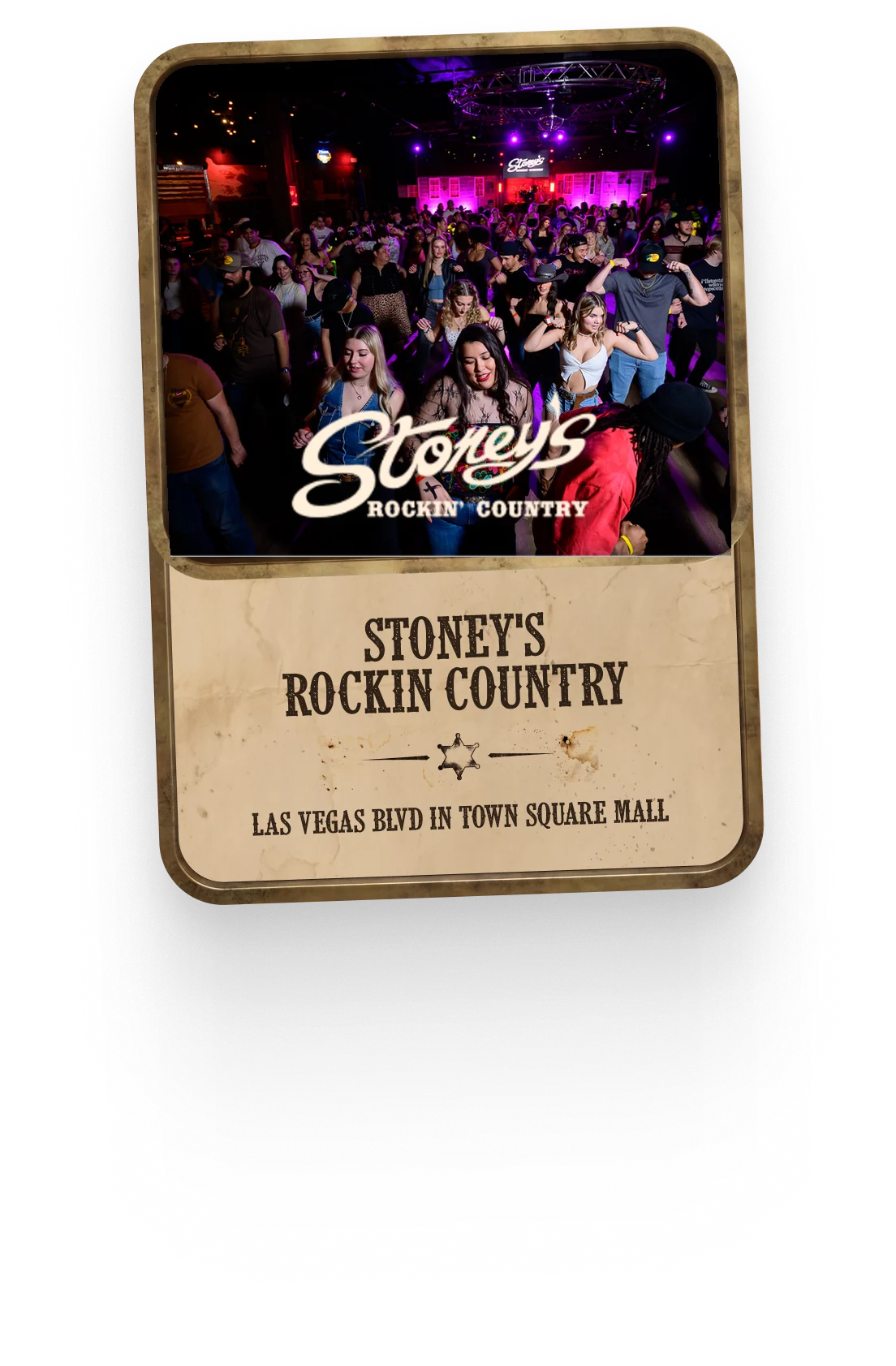 Stoney's Rockin country β Las Vegas BLVD in Town Square mall