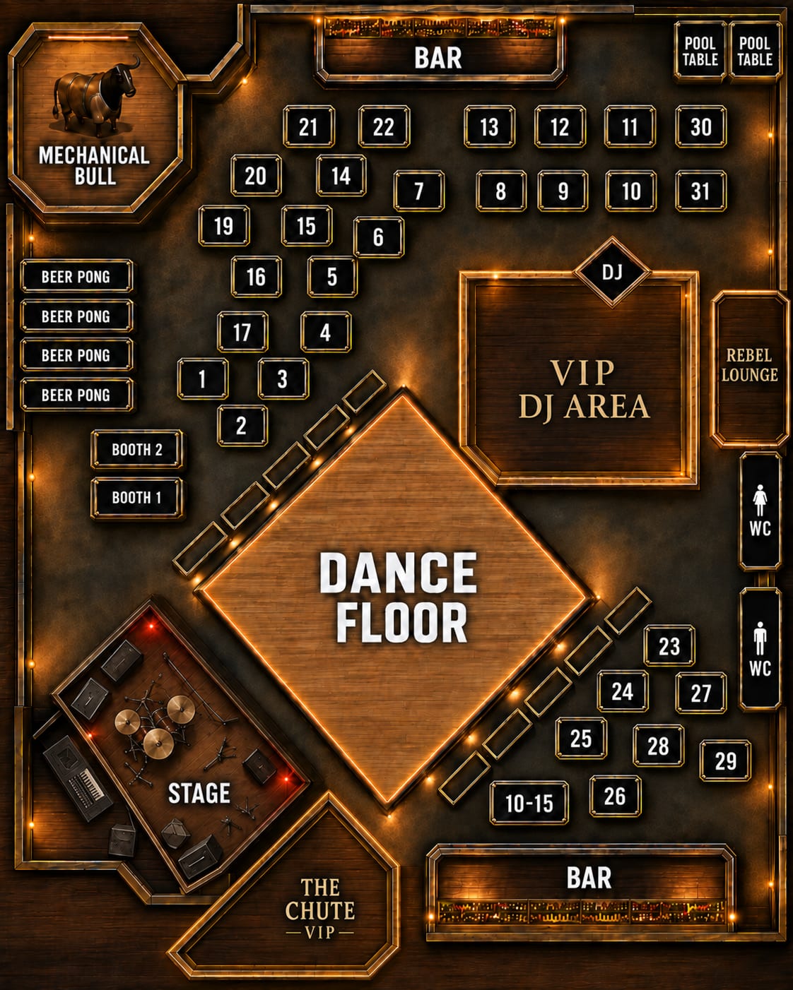 Map of the venue