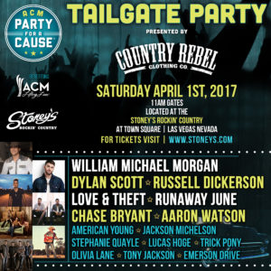 ACM Party for a Cause: Tailgate Party presented by Country Rebel