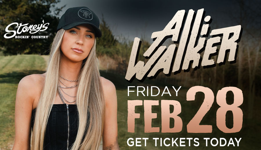 Alli Walker at Stoney's Rockin' Country on February 28, 2025