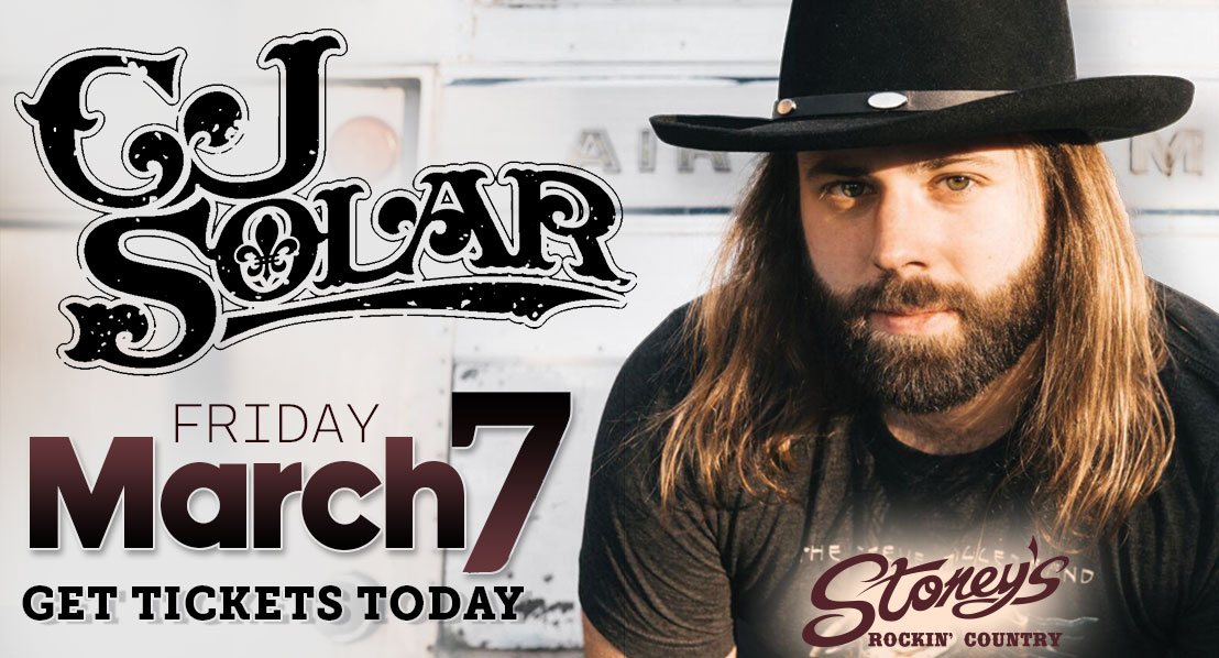 CJ Solar at Stoney's Rockin' Country March 7, 2025