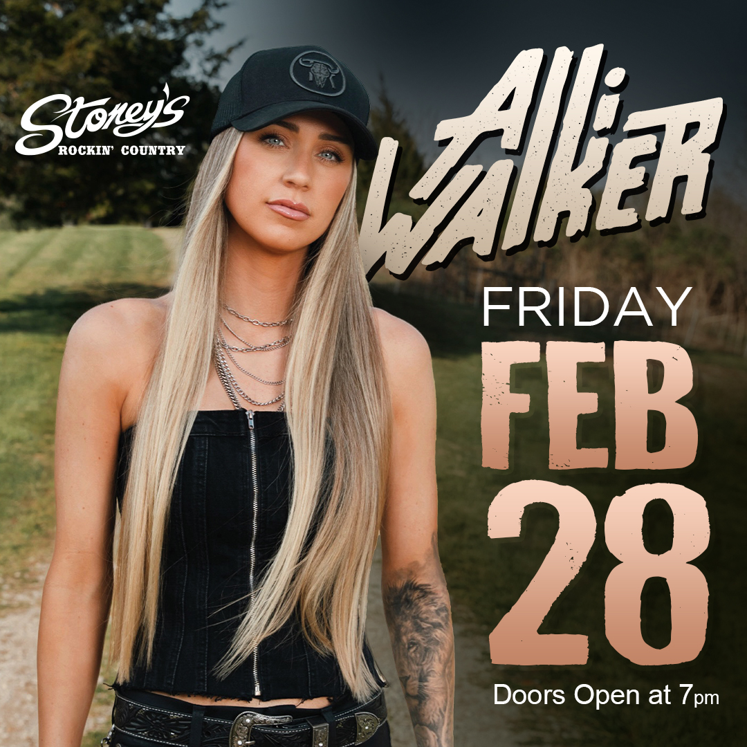 Alli Walker at Stoney's Rockin' Country February 28, 2025