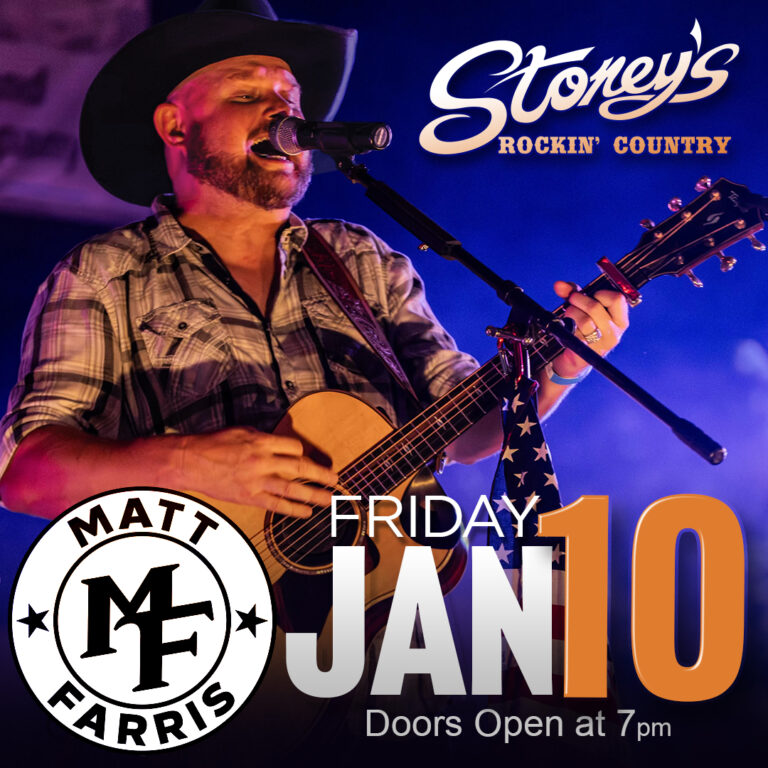 Matt Farris at Stoney's Rockin' Country Jan 10, 2025