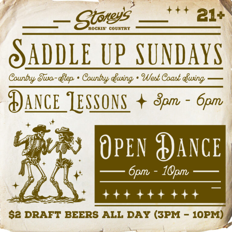 Saddle Up Sundays at Stoney's Rockin' Country