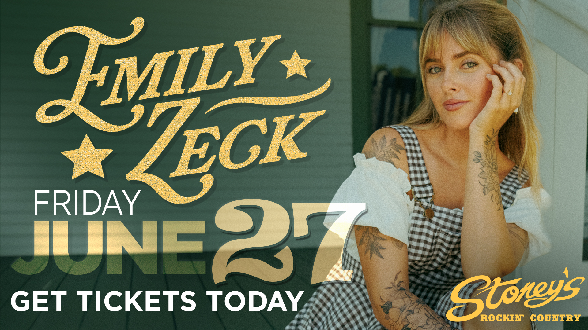 Emily Zeck at Stoney's Rockin' Country