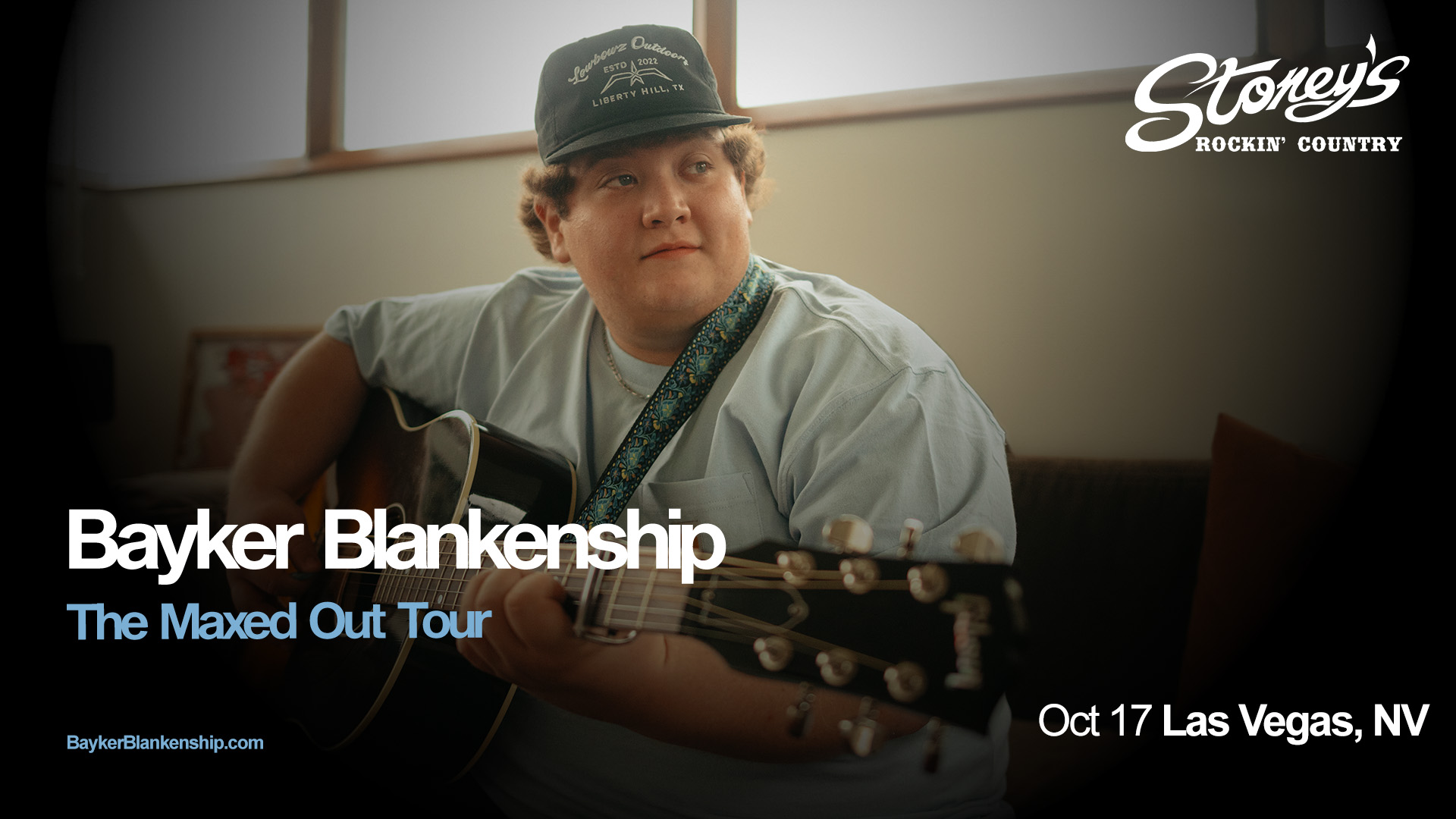 Bayker Blankenship The Maxed Out Tour at Stoney's Rockin' Country