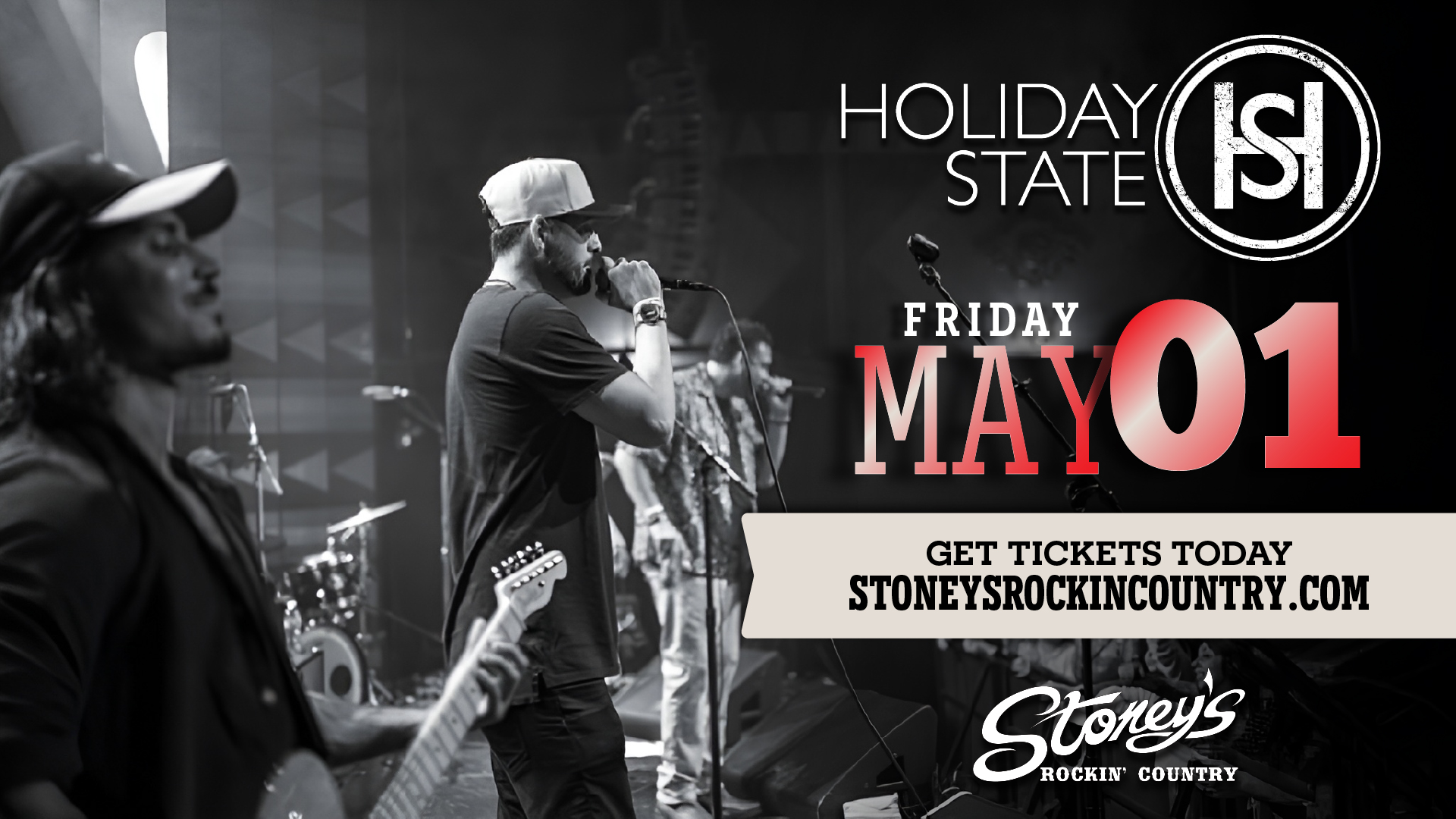 Holiday State performing live at Stoney’s Rockin’ Country Las Vegas country concert